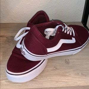 Maroon Vans